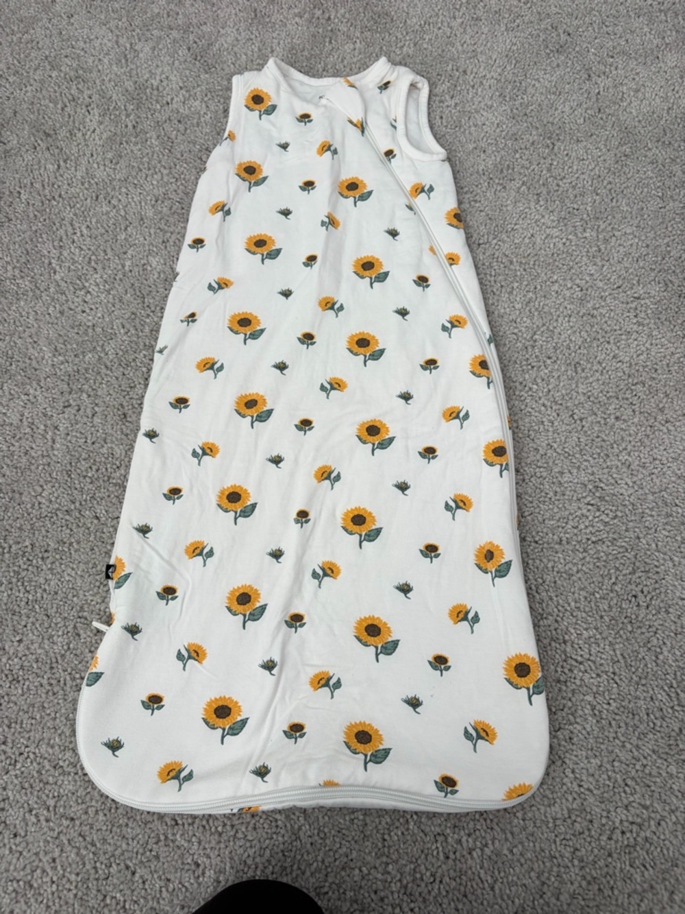 Kyte BABY White Quilted Sleep Sack - Soft Neutral